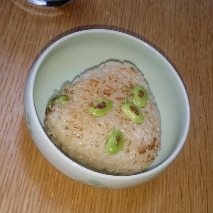 簡単!!枝豆焼きおにぎり
